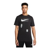 Nike Men's Dri-FIT Triple Logo T Shirt Front_Angled_Right