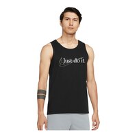 Nike Men's Dri-FIT Just Do It Tank Top, Soft, Sleeveless Front_Angled_Right