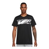 Nike Men's Dri-FIT Sport Clash Swoosh T Shirt Front_Flat