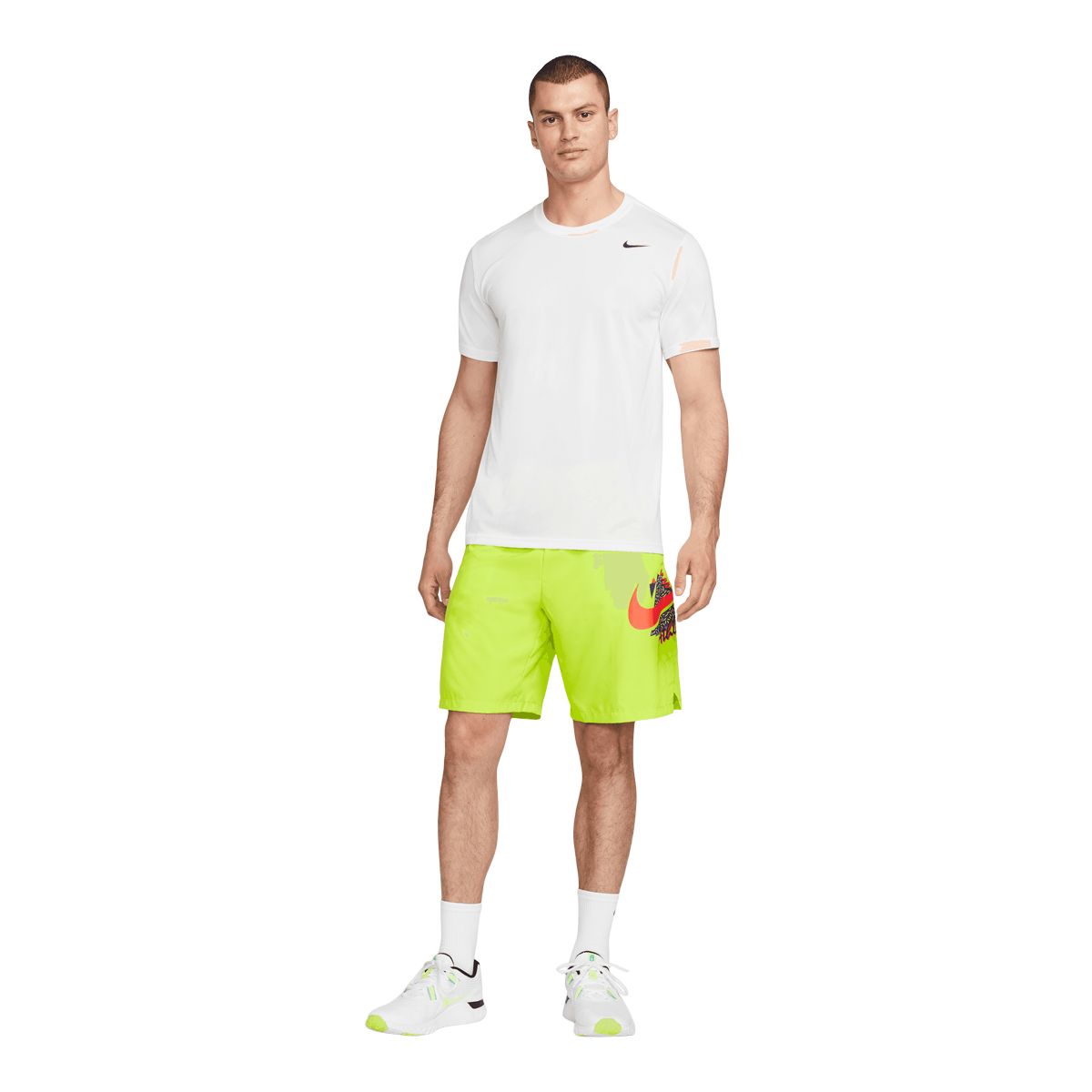 AQ3495 Nike Men's Flex Two Pocket Woven Shorts Dark Green 3XL 
