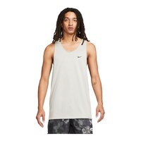 Nike Men's Basketball Mesh Jersey Tank Top, Lightweight, Sleeveless Front_Flat