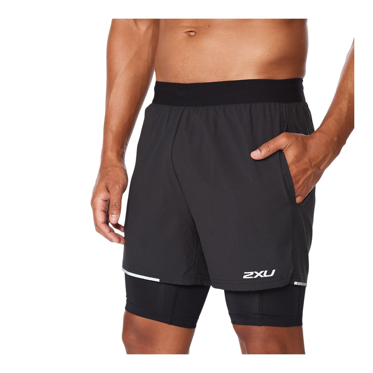 2XU Men's Aero 2-in-1 5-inch Shorts