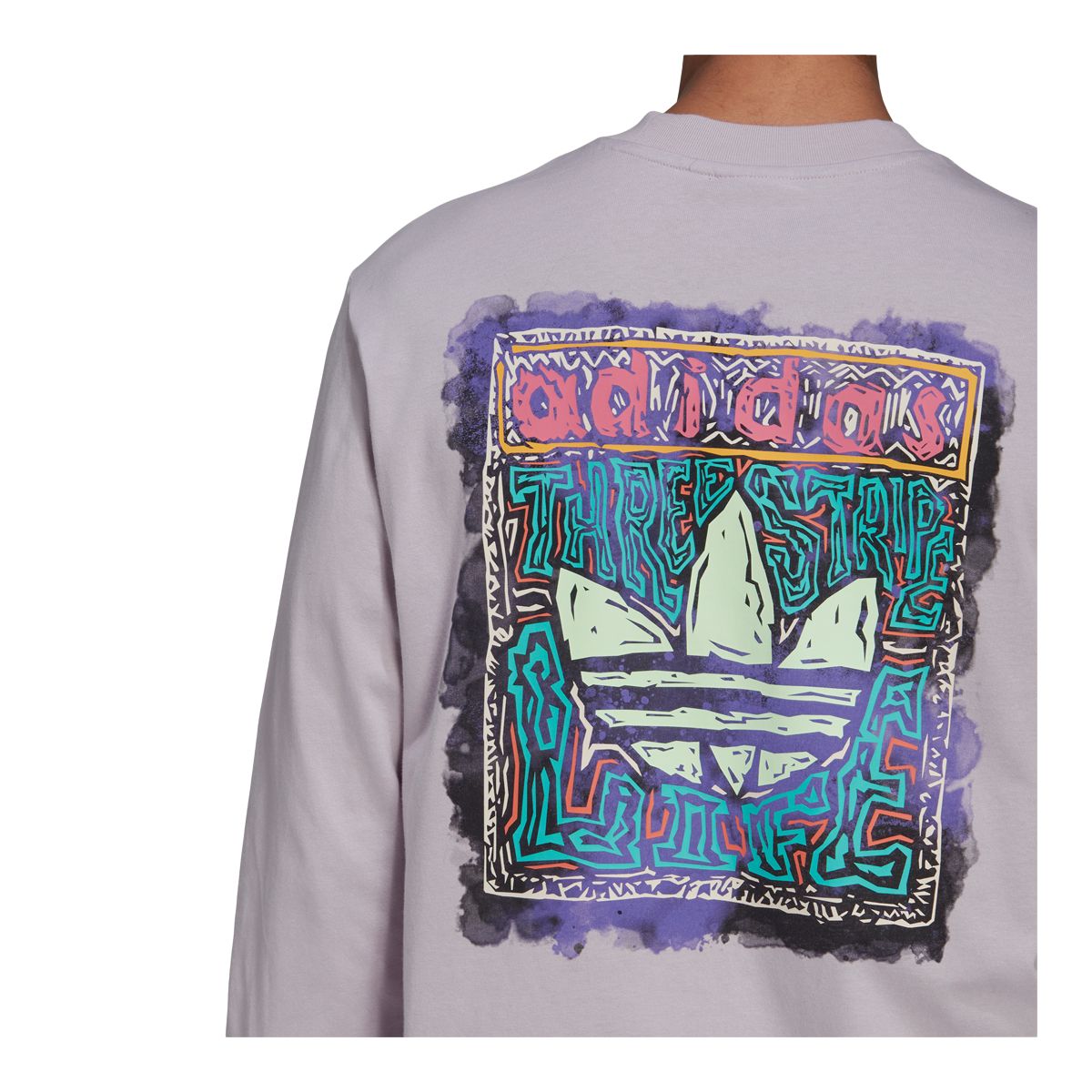 adidas Men's Graphic Long Sleeve T Shirt