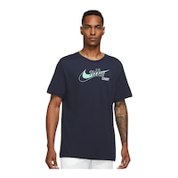 Nike Men's Heritage Dri-FIT Swoosh T Shirt Front_Angled_Right