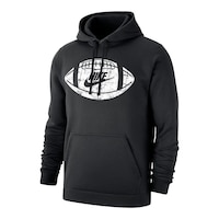 Nike Men's Basics Vintage Club Fleece Football Hoodie Front_Angled_Left