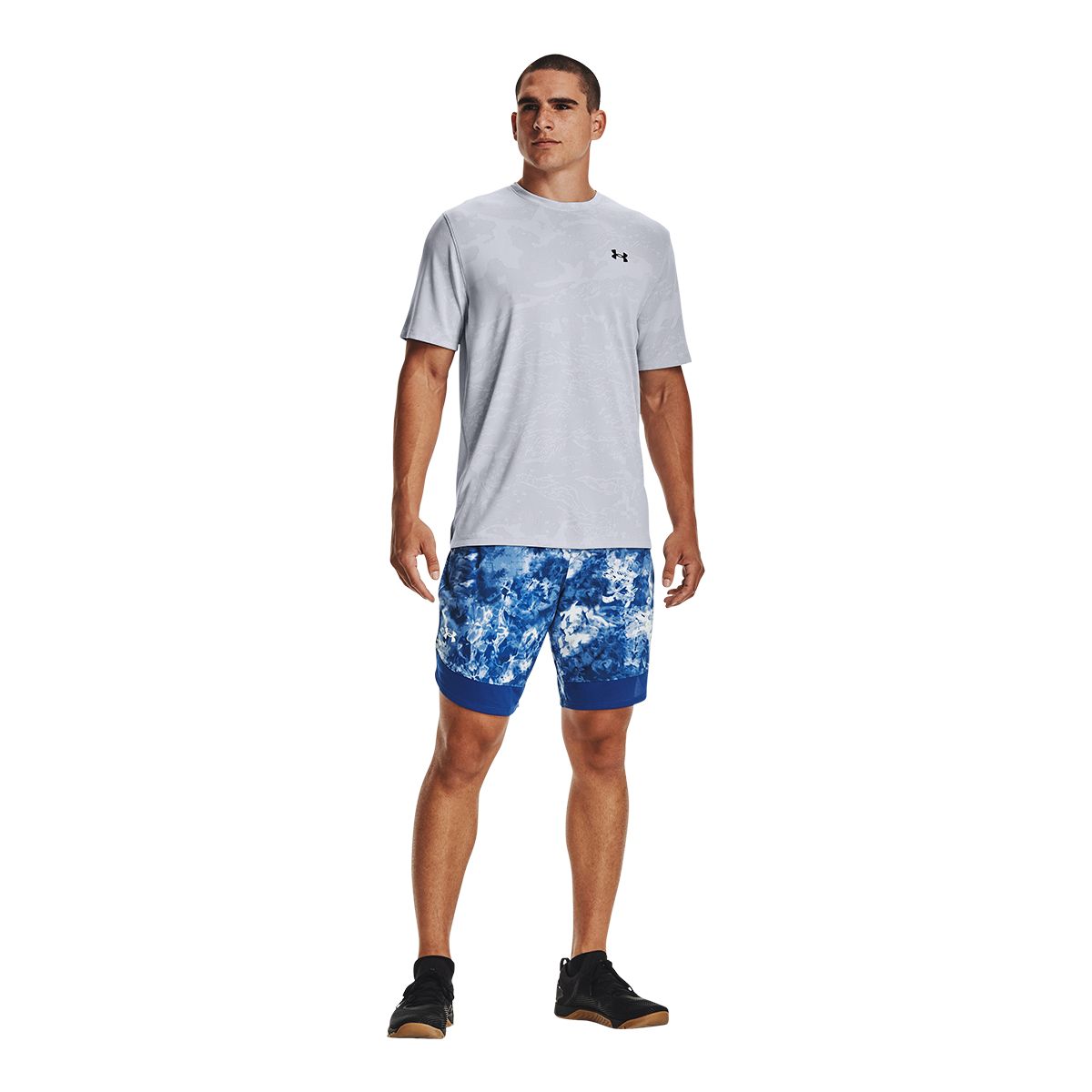 Under Armour Men's Training Stretch Cloud 9" Shorts, Loose/Relaxed Fit, Gym, Drawstring, Lightweight