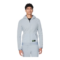 FWD Men's Push Primaloft Full Zip Training Fleece Hoodie Front_Flat