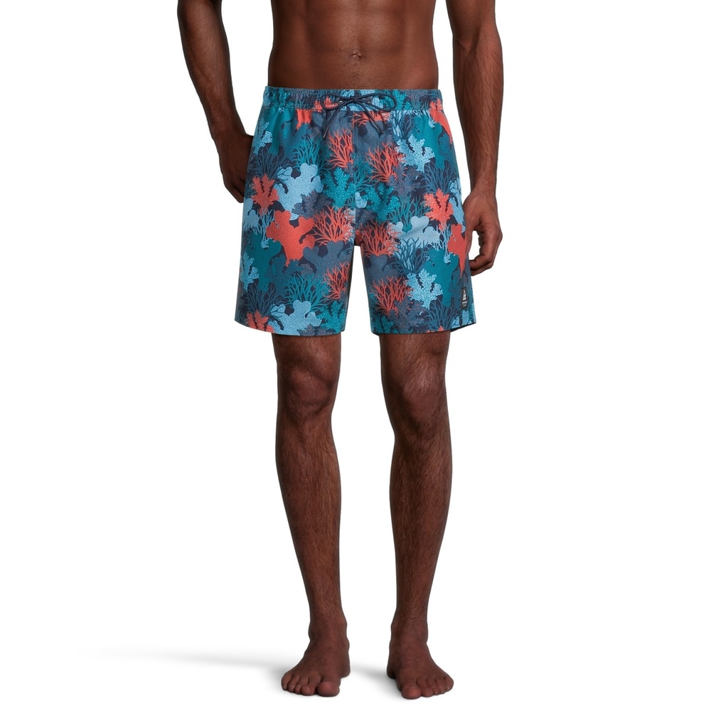 Ripzone Men's Raith Coral Swim Shorts  Quick-Dry UPF