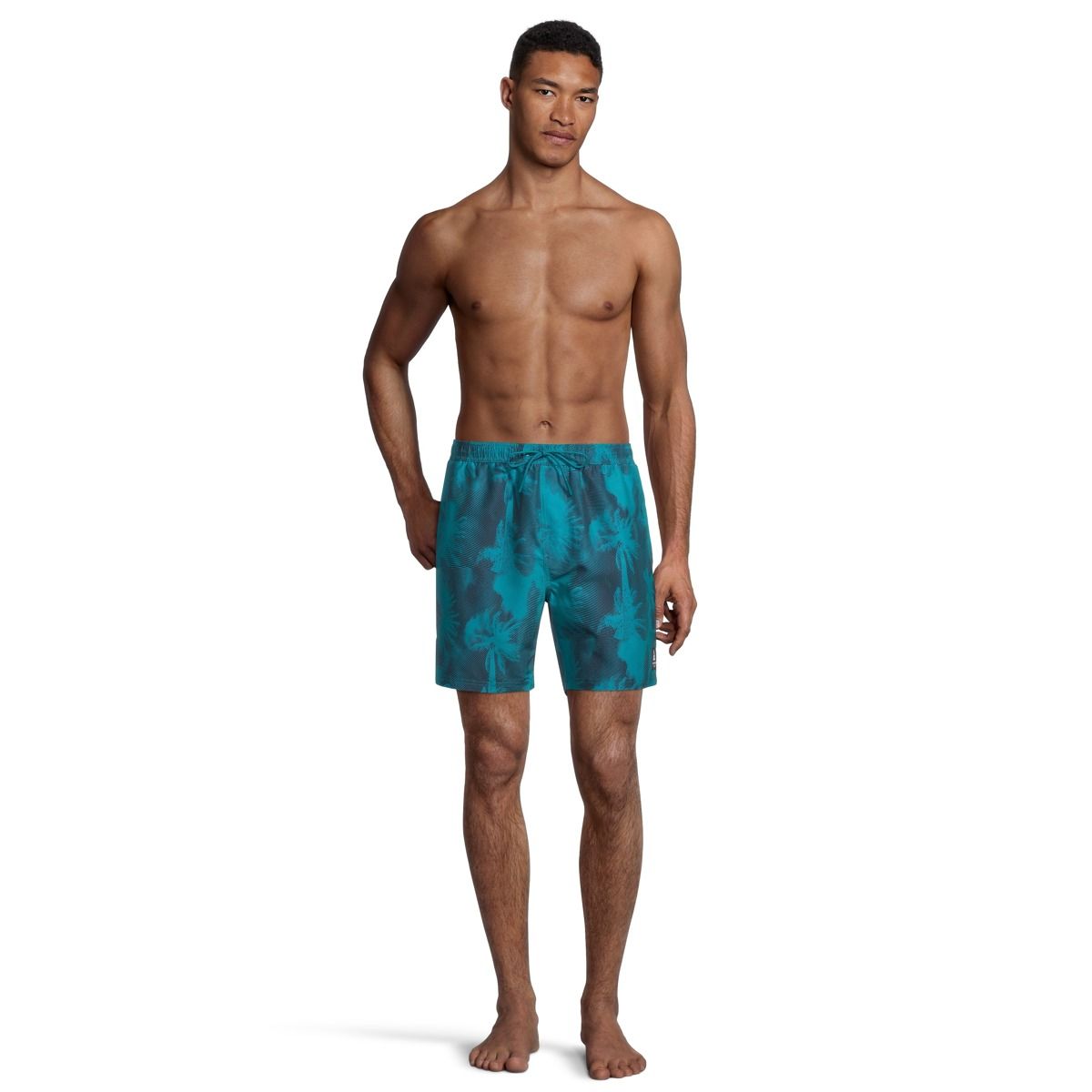 Ripzone Men's Raith Palm Swim Shorts, Quick-Dry, UPF