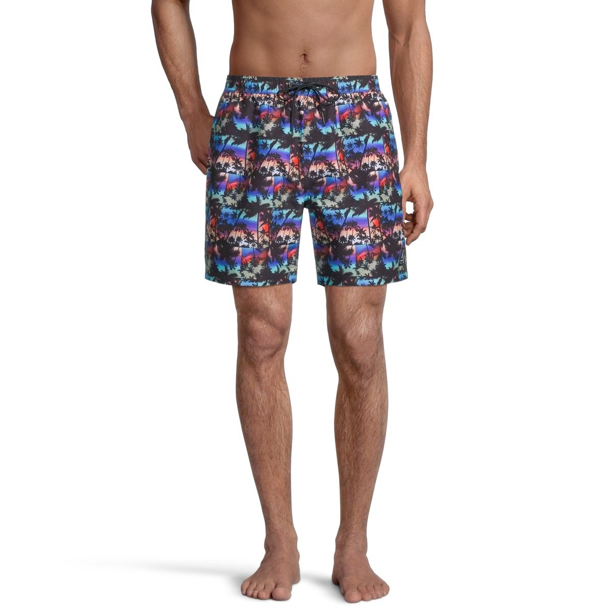 Ripzone Men's Raith Palm Swim Shorts Quick-Dry UPF