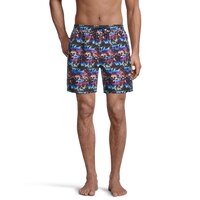 Ripzone Men's Raith Multi Palm Swim Shorts, Quick-Dry, UPF Front_Flat