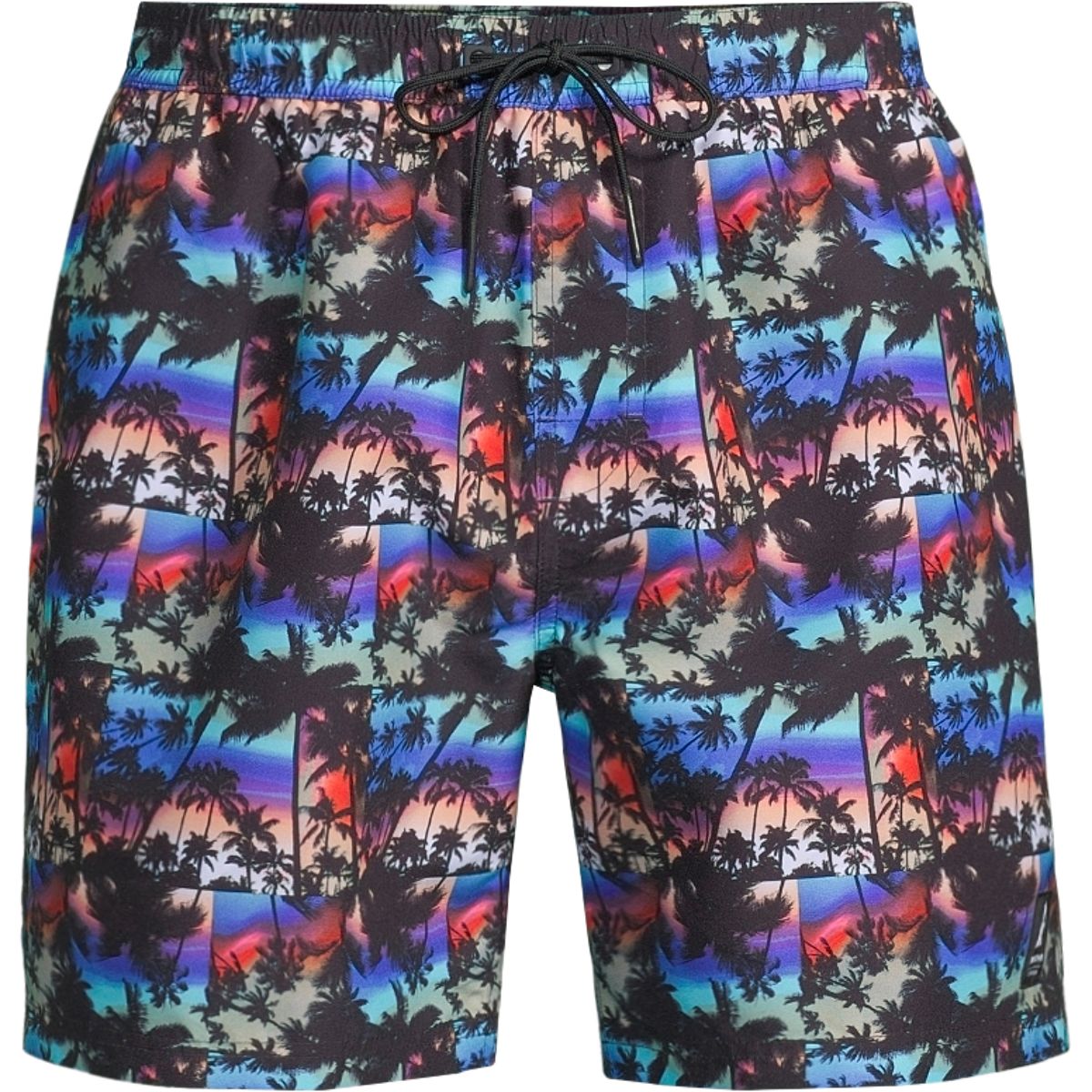 Ripzone Men's Raith Multi Palm Swim Shorts, Quick-Dry, UPF