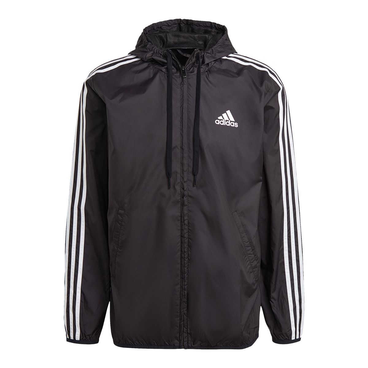 adidas Men's 3-Stripes Woven Windbreaker