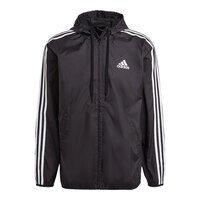 adidas Men's 3-Stripes Woven Windbreaker Front_Flat