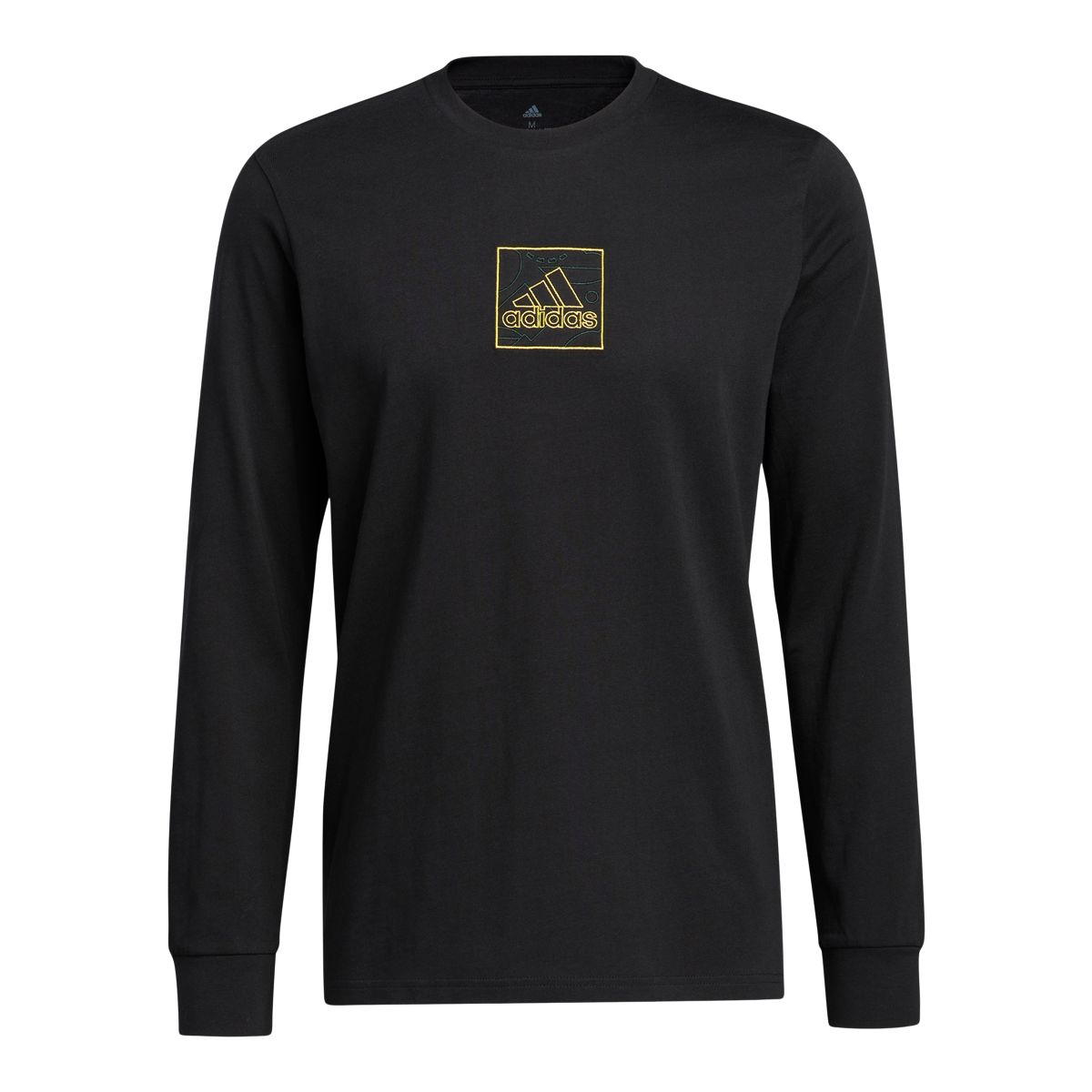 adidas Men's Emblem Graphic Long Sleeve T Shirt