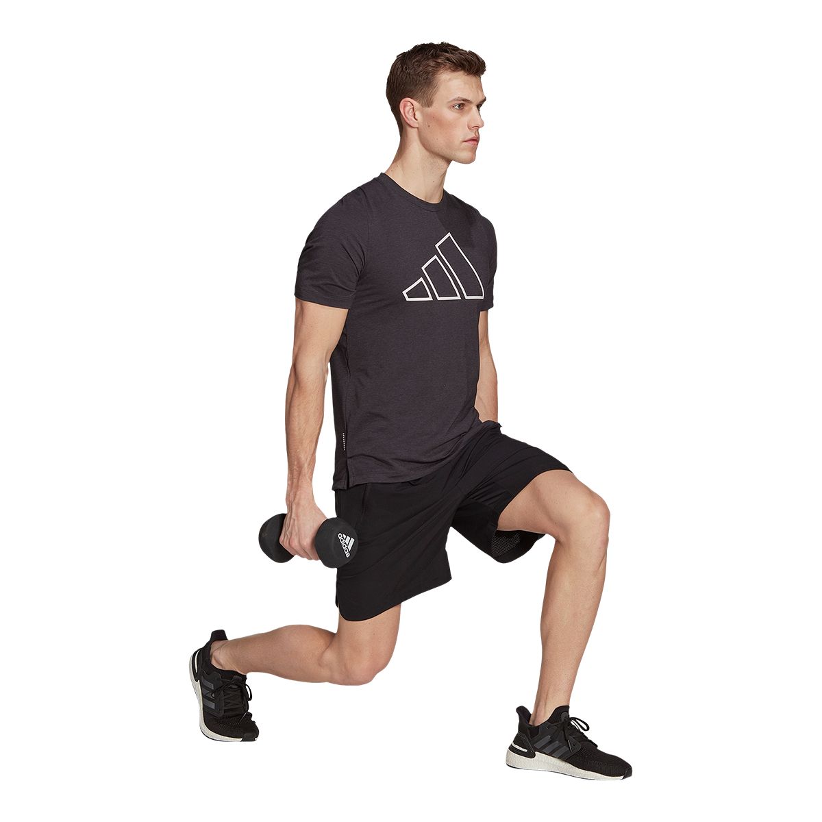 adidas Men's Train Icon 3-Bar T Shirt