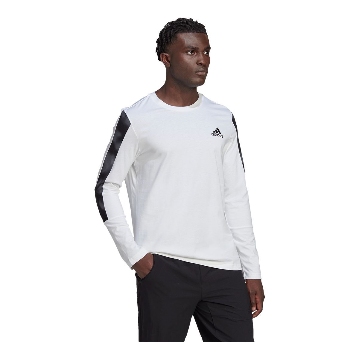 adidas Men's Camo Long Sleeve T Shirt