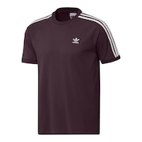 adidas Originals Men's 3-Stripes Plush T Shirt Front_Angled_Left
