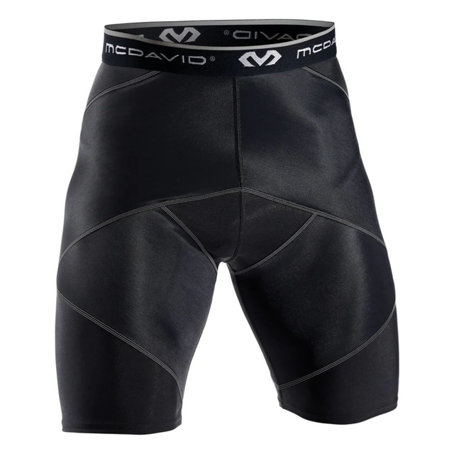 McDavid Men's Cross Compression Shorts with Hip Spica