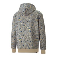 Puma Men's Brand Love All Over Print Pullover Hoodie Back_Angled_Right