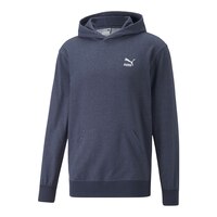 Puma Men's Classics Denim Pullover Hoodie Front_Angled_Left
