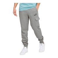 PUMA Men's Essentials Cargo Pants Front_Angled_Left