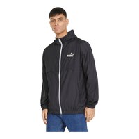 Puma Men's Essentials Solid Windbreaker Jacket Front_Angled_Left