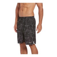 Nike Men's Logo 9 Inch Volley Shorts Front_Angled_Left