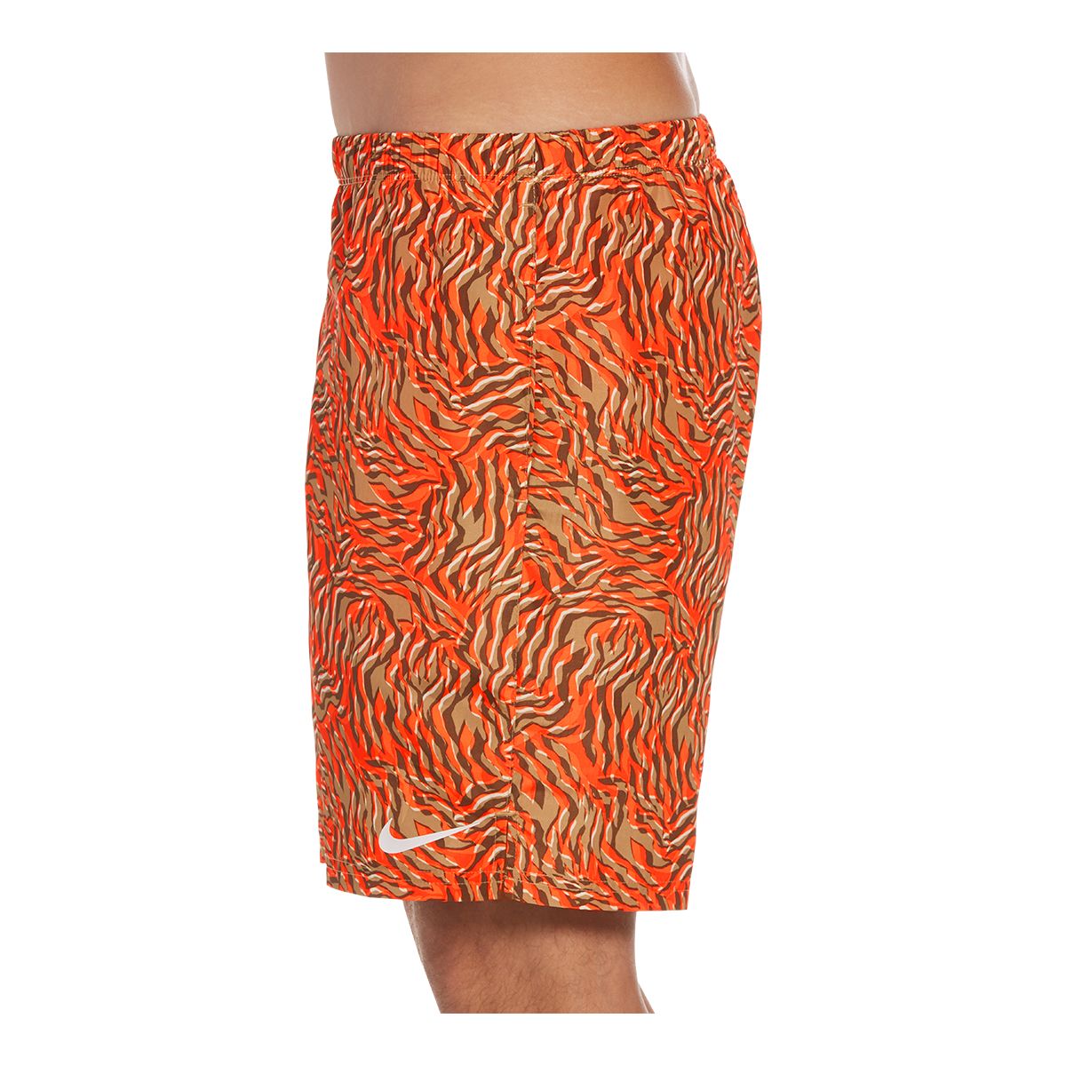 Nike Men's Wild Packable Swim Volley Shorts, 7", With Mesh Brief