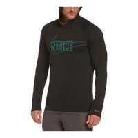 Nike Men's Outline Logo Hooded T Shirt Front_Angled_Left