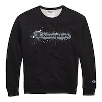 Champion Men's Powerblend Paint Sweatshirt Front_Flat
