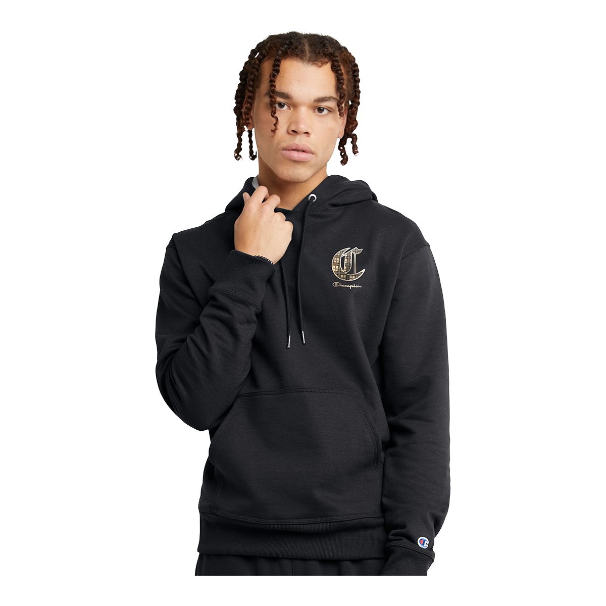 Champion Men's Powerblend Big C Pullover Hoodie