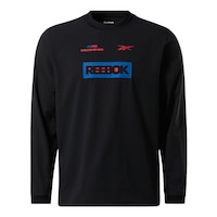 Reebok Men's TS Graphene Midlayer Long Sleeve Shirt Front_Flat