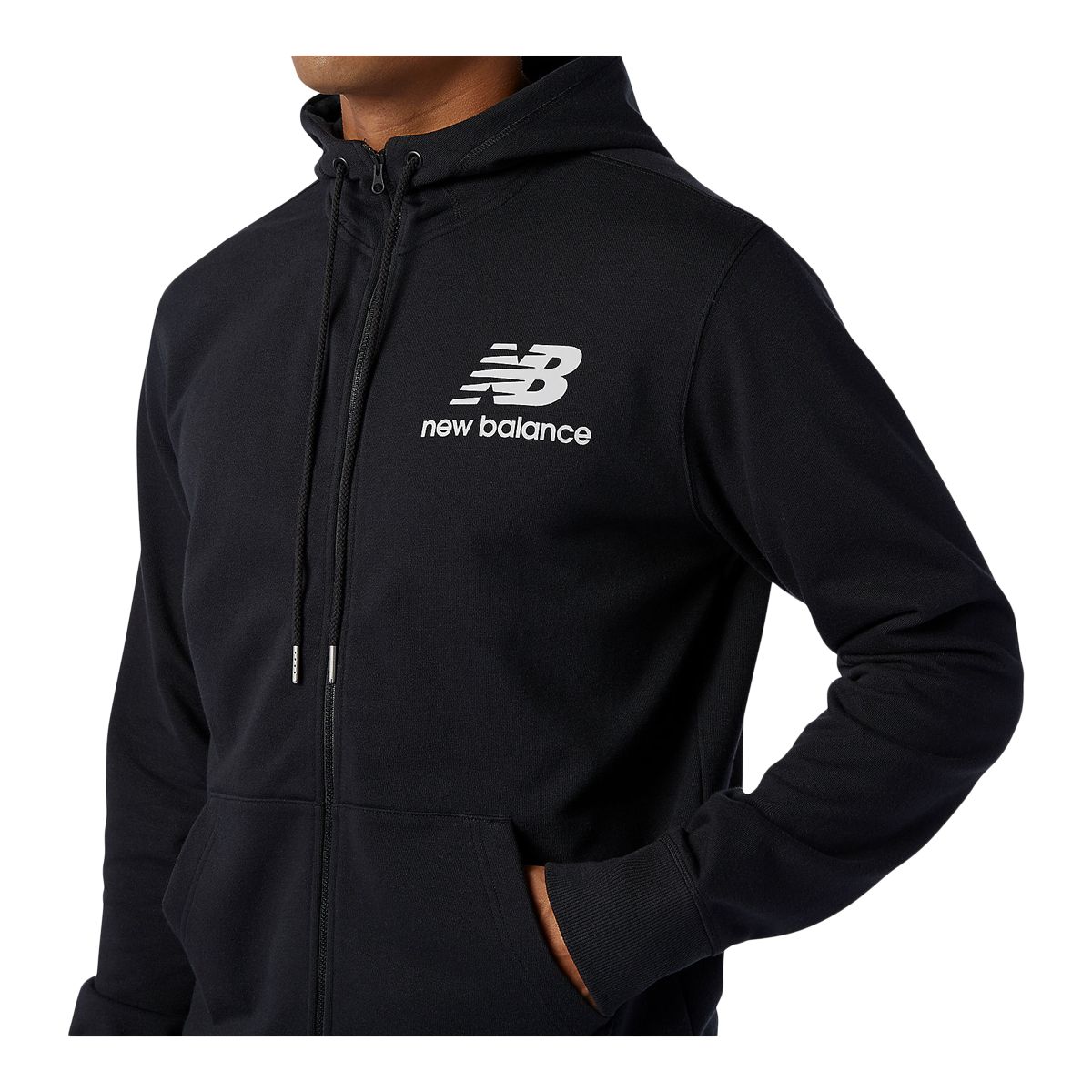 NBE New Balance Men's Essential Stacked Full Zip Hoodie | SportChek