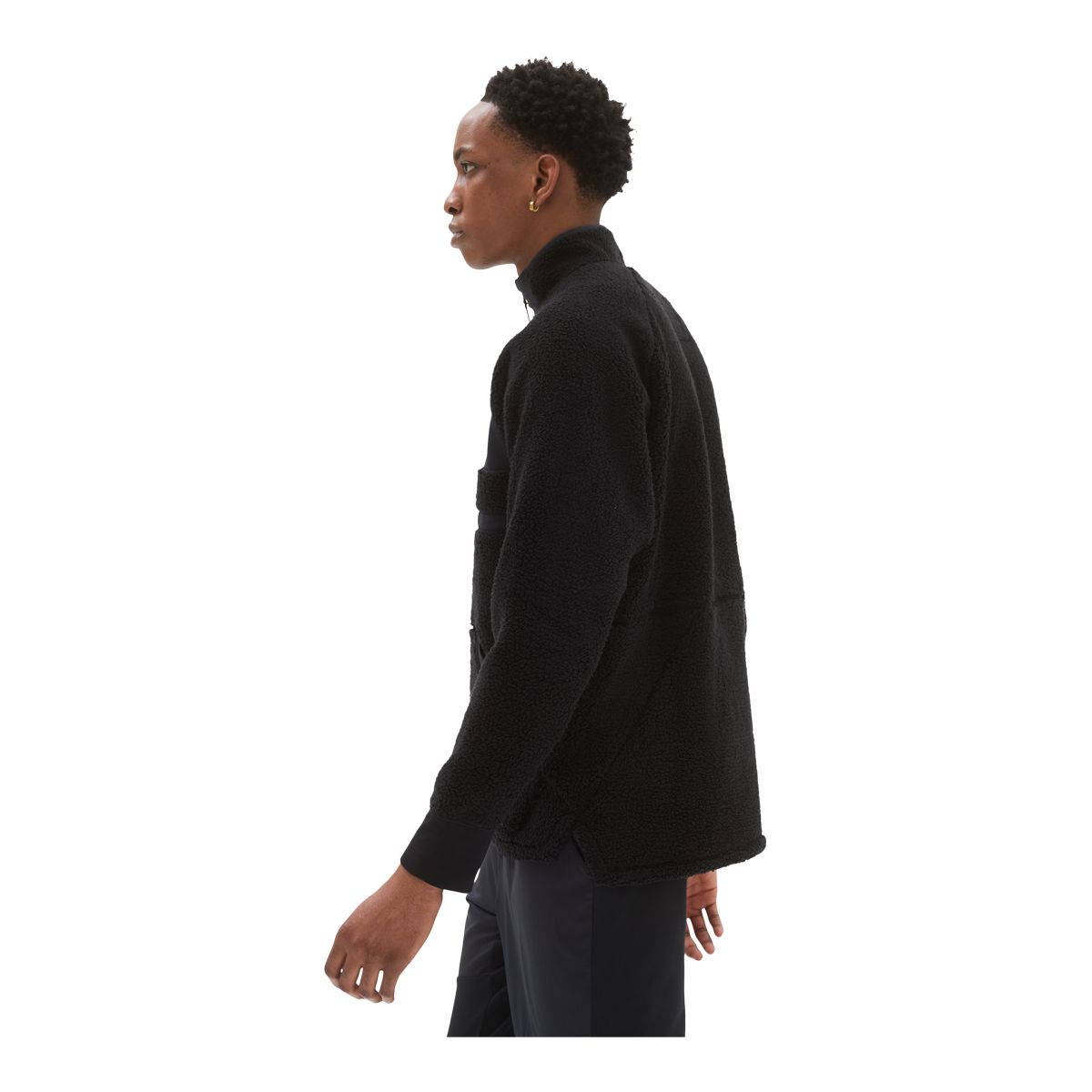 New Balance Men's Q Speed Sherpa Anorak Long Sleeve Shirt