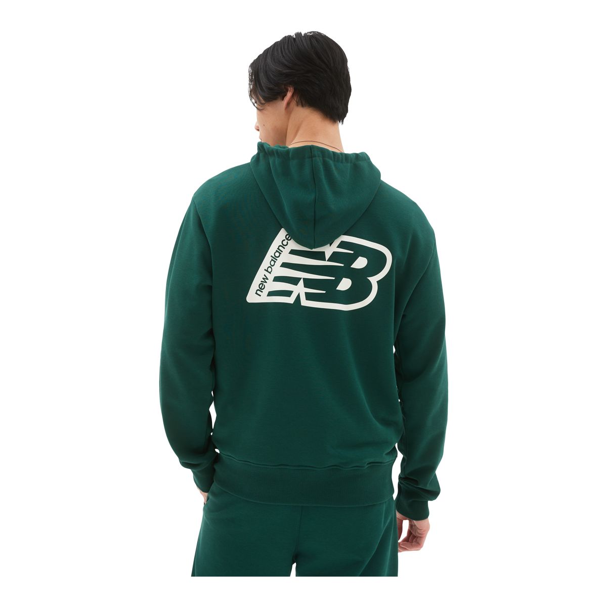 New balance essentials pullover on sale hoodie