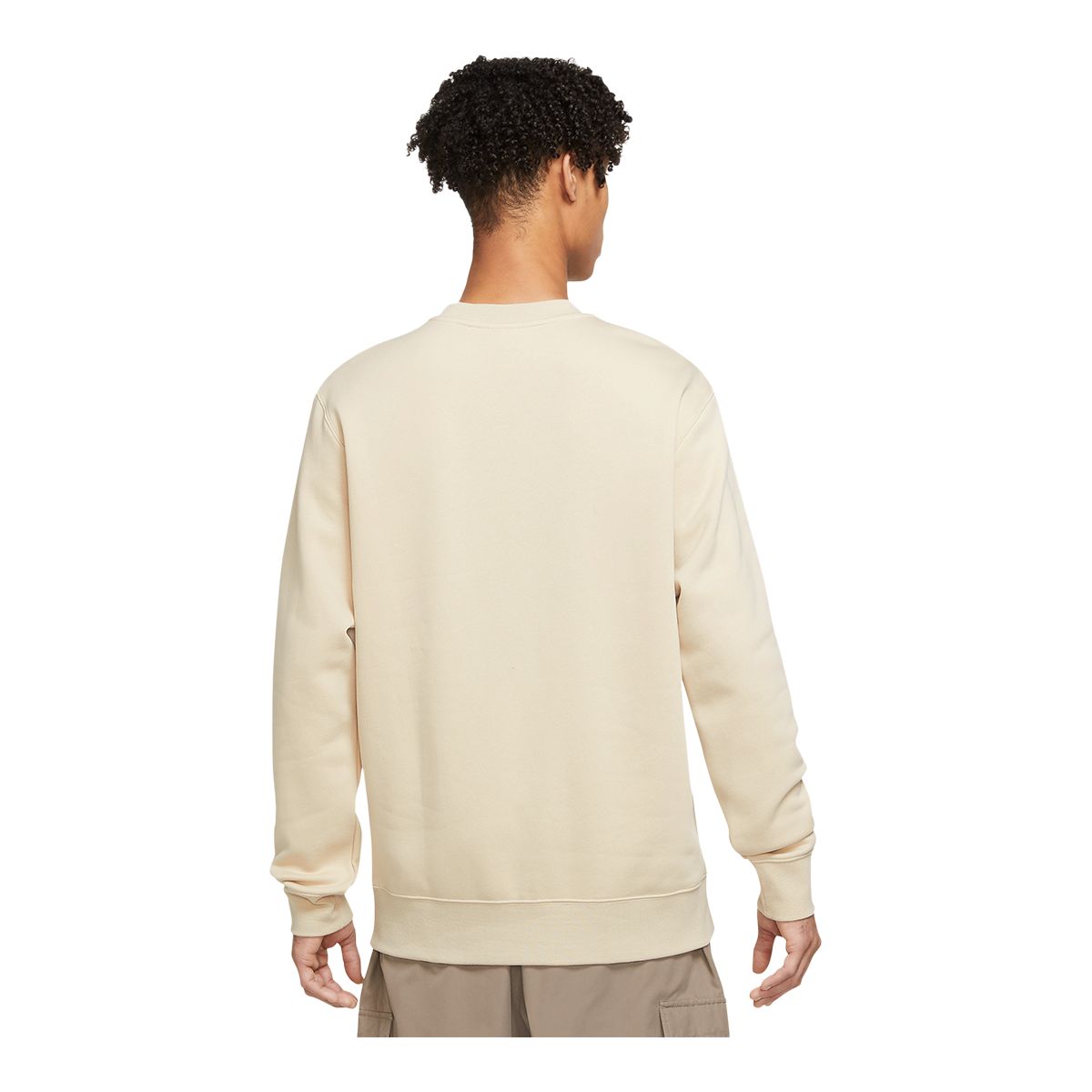 Nike club sale beige sweatshirt