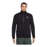 Nike Sportswear Men's Club Fleece Brushed Back Half Zip Pullover Front_Flat