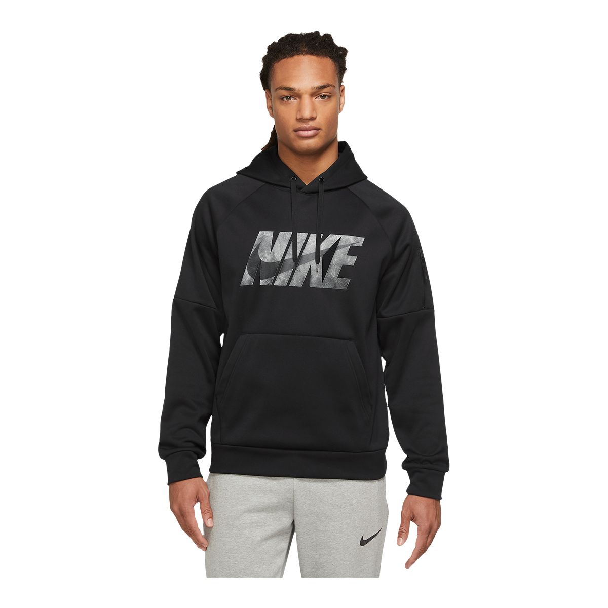 NIKE Fan Gear Seattle Seahawks Mens Nike Therma Pullover Hoodie - Hoodies