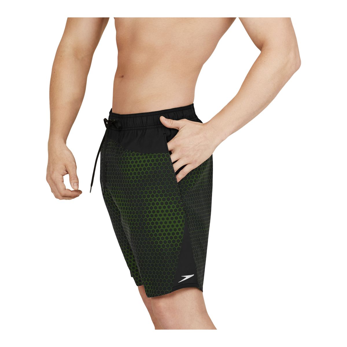 Speedo Men's Hexalaor Explorer Swim Boardshorts, 18", With Mesh Liner