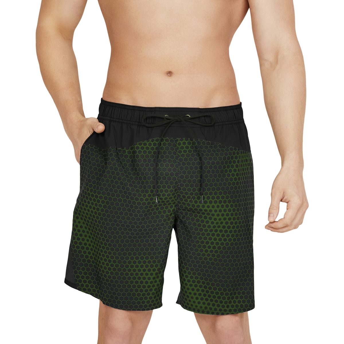 Speedo Men's Hexalaor Explorer Swim Boardshorts, 18", With Mesh Liner