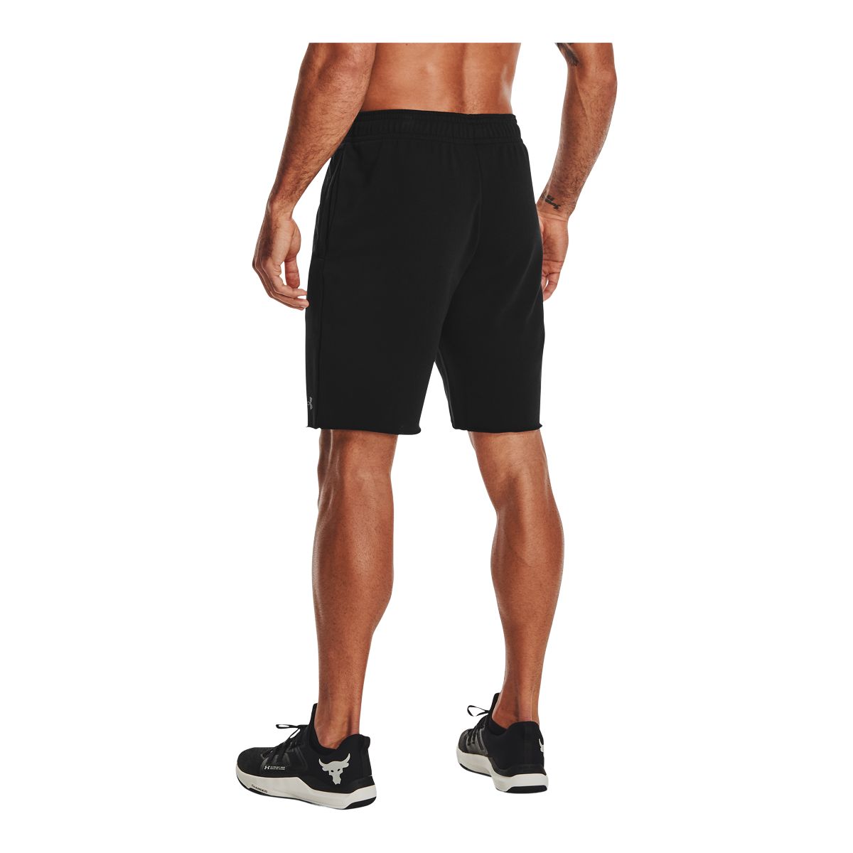 Under Armour Men's Project Rock Terry 10.5" Shorts, Loose/Relaxed Fit, Gym, Drawstring