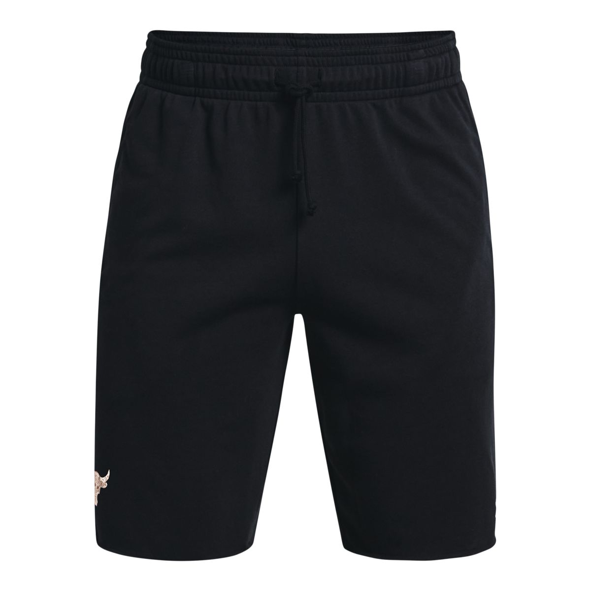 Under Armour Men's Project Rock Terry 10.5" Shorts, Loose/Relaxed Fit, Gym, Drawstring