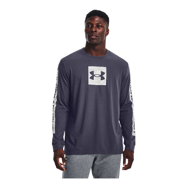 Under Armour Men's Sportstyle Camo Boxed Long Sleeve T Shirt