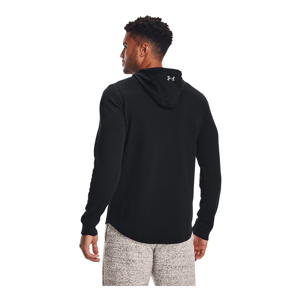 Under Armour Men's Project Rock Terry Bull Pullover Hoodie, French Terry