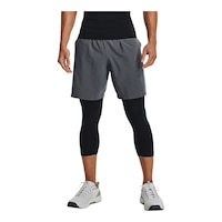 Under Armour Men's Woven Graphic 8 Inch Shorts Front_Flat