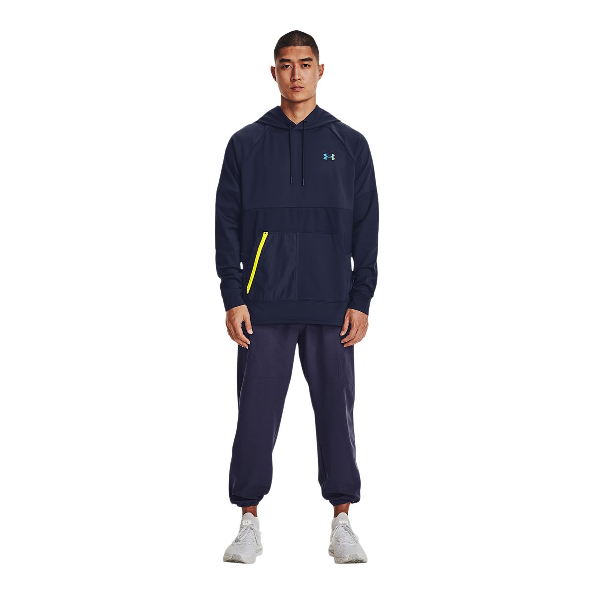 Under Armour Men's RUSH All Purpose Pullover Hoodie, Kangaroo Pocket