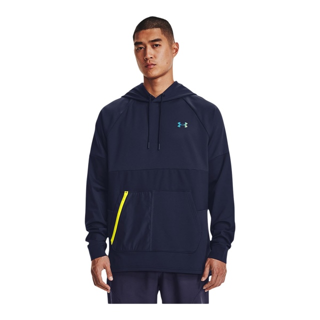 Under Armour Men's RUSH All Purpose Pullover Hoodie, Kangaroo Pocket