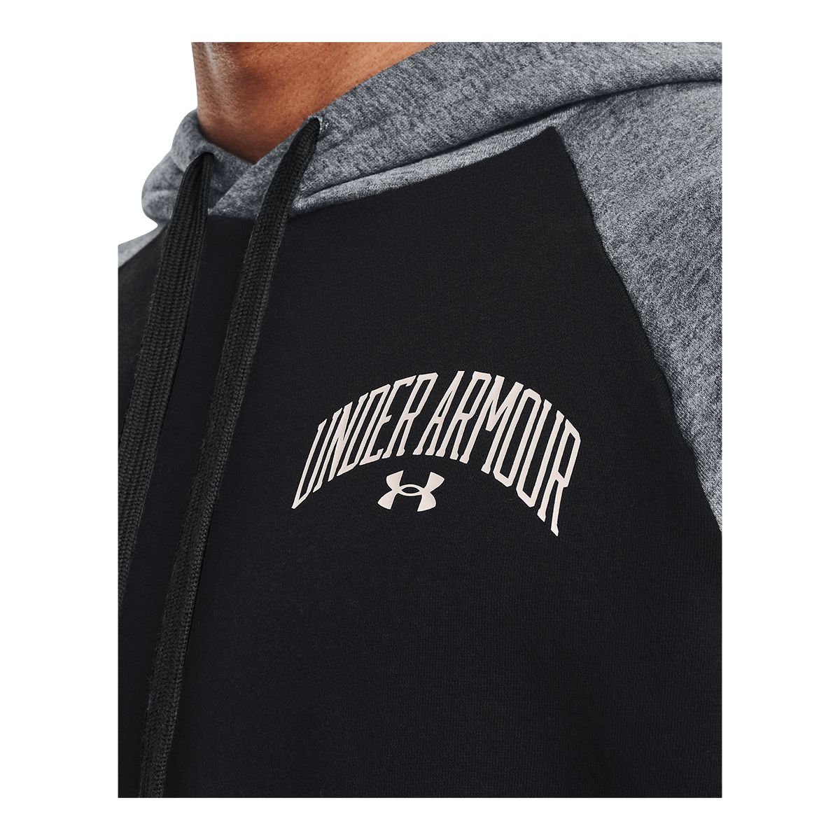 Under Armour Men's Rival Fleece Pullover Colorblock Hoodie