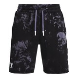 Under Armour Men's Project Rock Rival Fleece Shorts Front_Flat